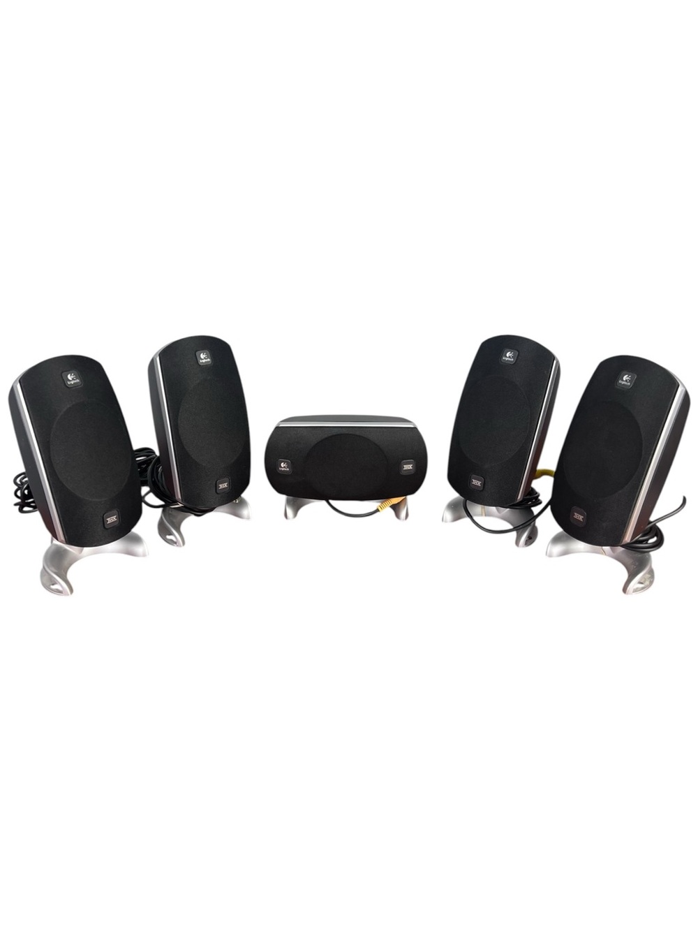 Logitech Z-5300 THX 5.1 Speakers Gaming Surround Sound Set Of 5 Fully Tested!